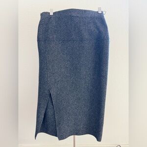 Zara Dark Gray Knit Pencil Skirt